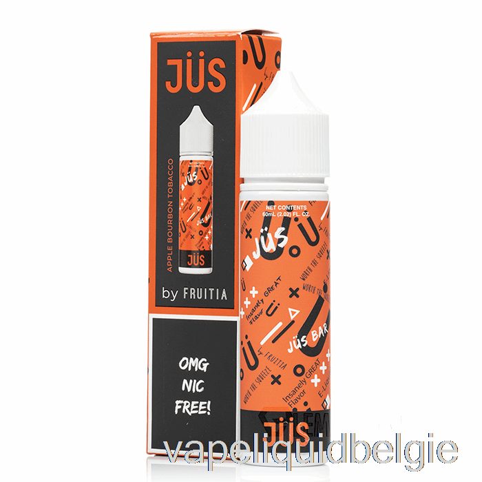 Vape België Appel Bourbon Tabak - Jus E-liquid - 60ml 3mg